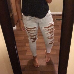 Distressed American Eagle jeans